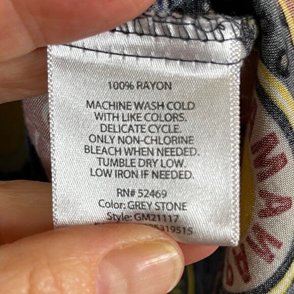 George Short Sleeve Beer Label Button Up Shirt size XL 46-48 - Picture 5 of 5